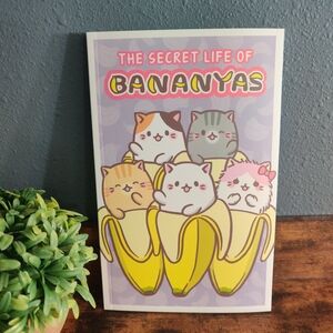 The secret life of bananyas book kawaii cute kitty cat bananas